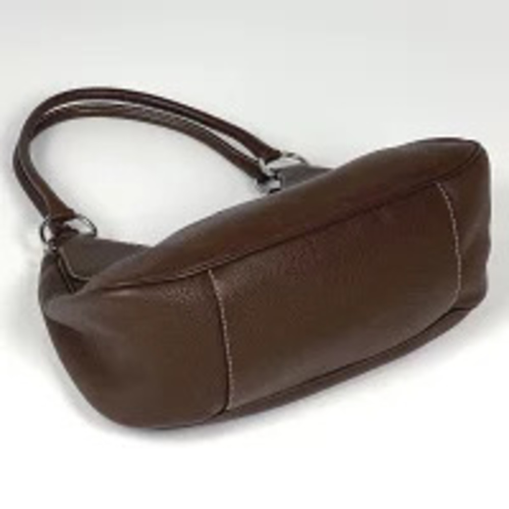 Prada Cervo Argilla deerskin leather shoulder Brown bag soft Beige Brown Tan